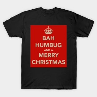 Bah Humbug and a Merry Christmas T-Shirt